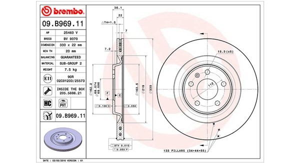 Magneti Marelli Bremsscheibe 360406127201 - - RSU.de