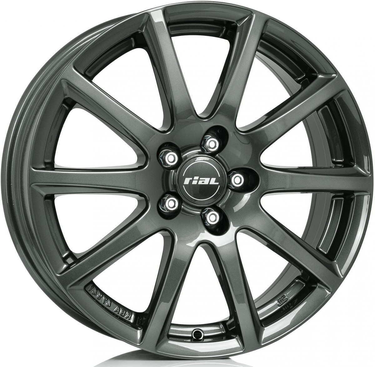 Rial Milano titanium - 6x15 ET45 - LK4/100 ML63.3 - RSU.de