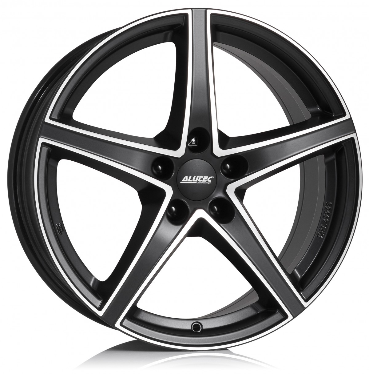 Alutec Raptr racing-schwarz frontpoliert - 8x18 ET34 - LK5/120 