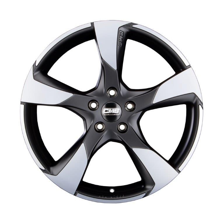 CMS C18 diamant schwarz matt - 8.5x19 ET40 - LK5/112 ML66.5 - RSU.de