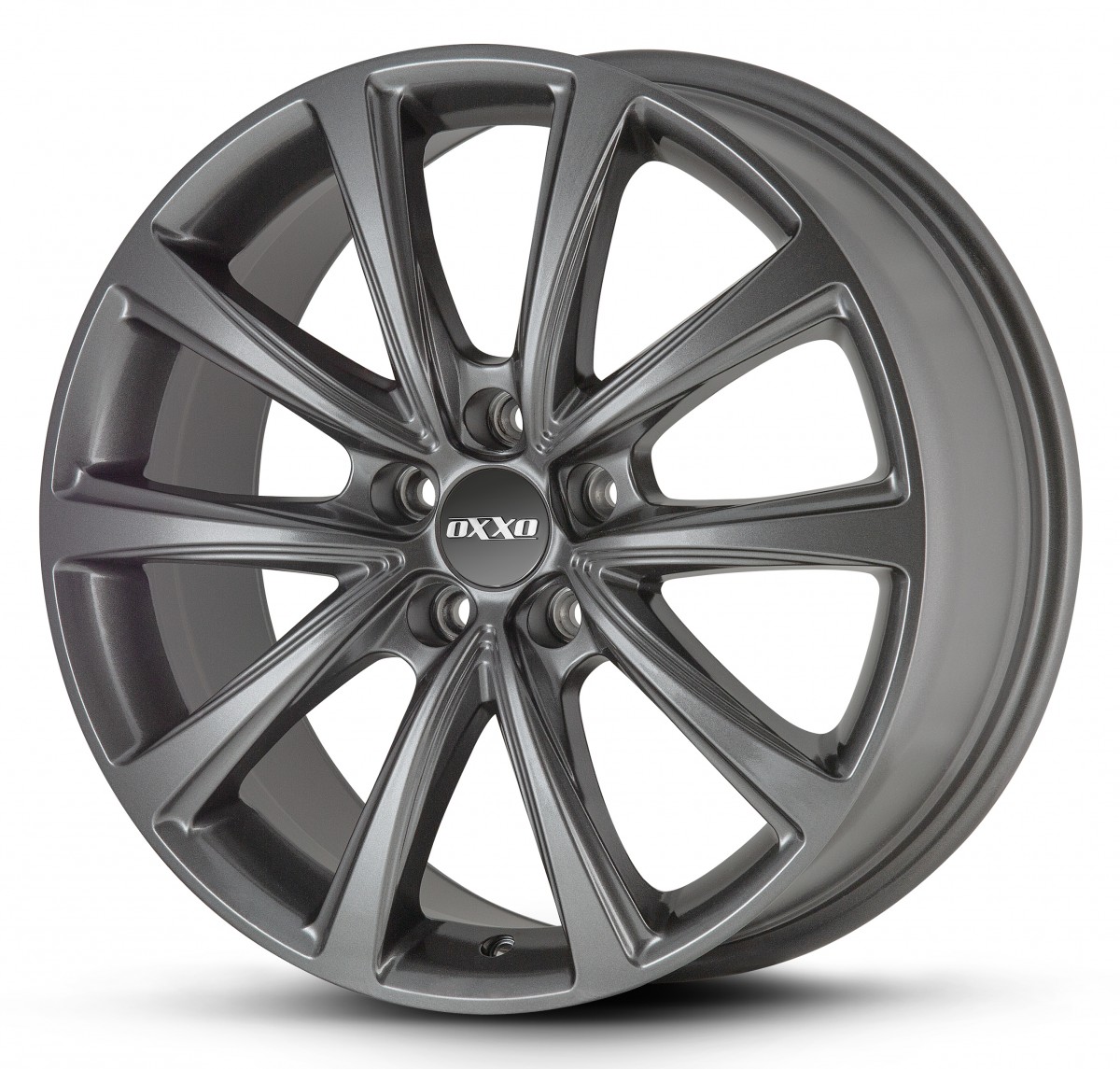 Oxxo Liberty gunmetal - 8x18 ET40 - LK5/112 ML66.6 - RSU.de