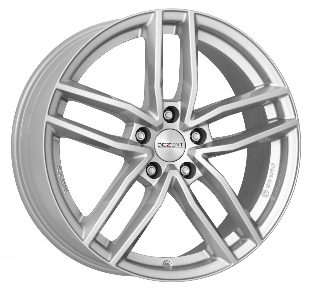 Dezent TR silver - 7.5x18 ET38 - LK5/112 ML70.1 - RSU.de