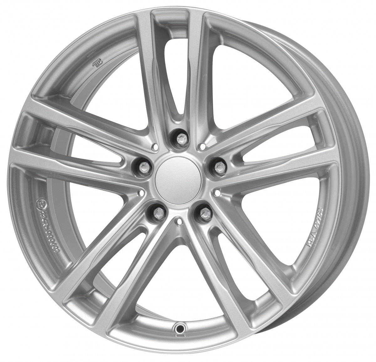 Rial X10 polar-silber - 8x18 ET34 - LK5/120 ML72.6 - RSU.de