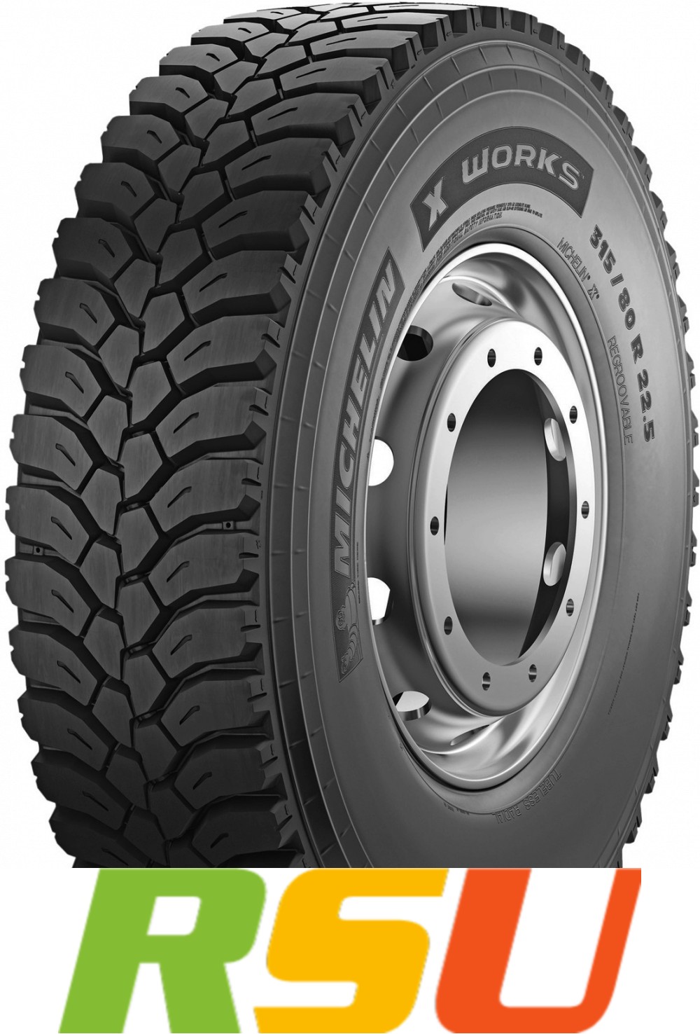 Michelin x works xdy remix hei runderneuert m s 315 80 r22 5 156k
